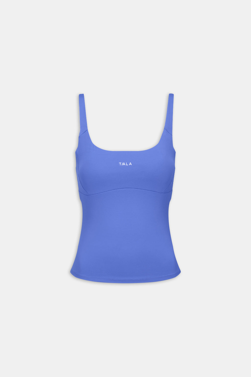 SkinLuxe Scoop Neck Full Length Vest - Iris Blue