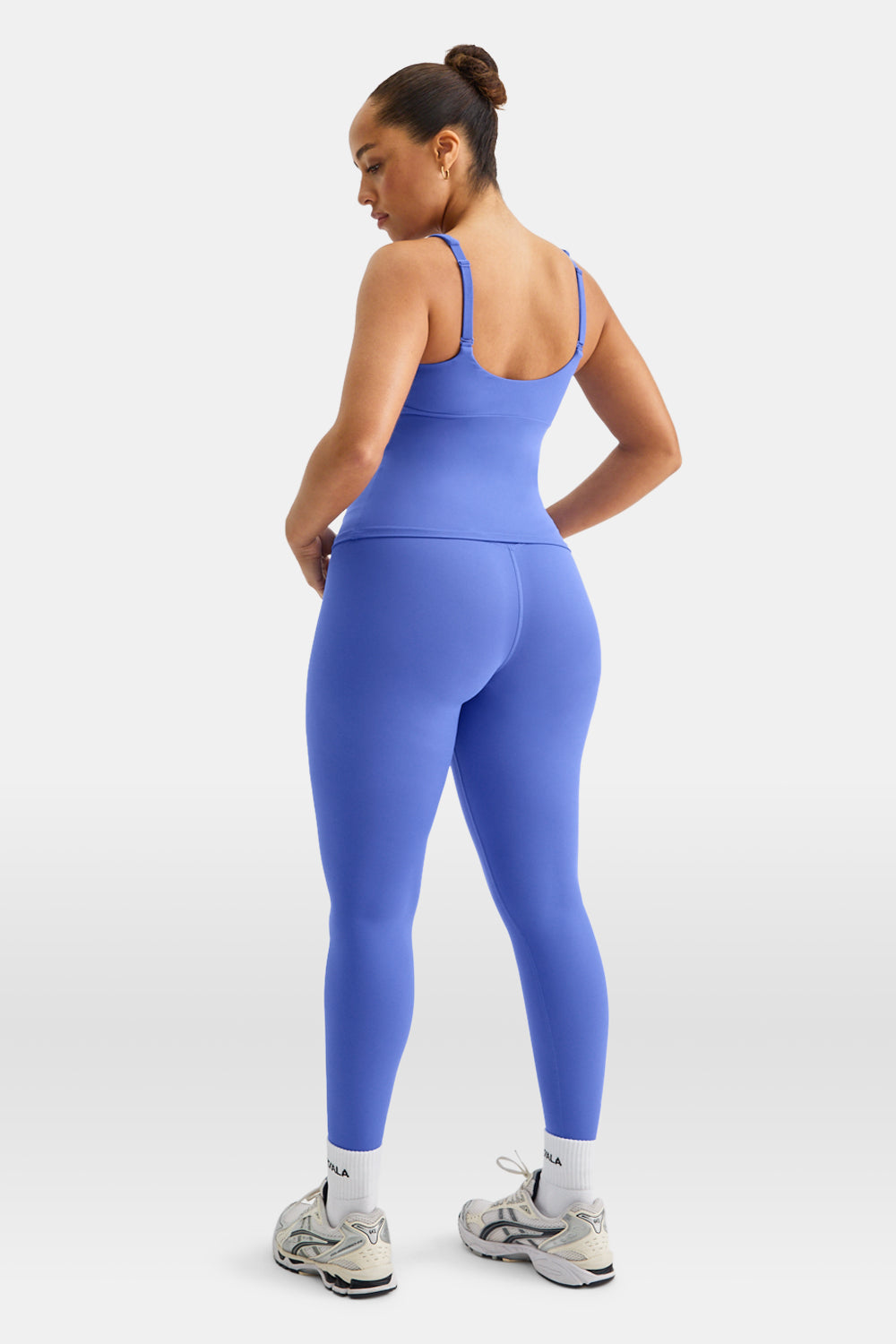 SkinLuxe Scoop Neck Full Length Vest - Iris Blue