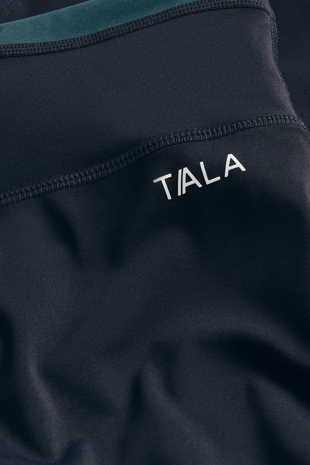 SkinLuxe Contrast Waistband Legging - Midnight Navy / Rich Teal