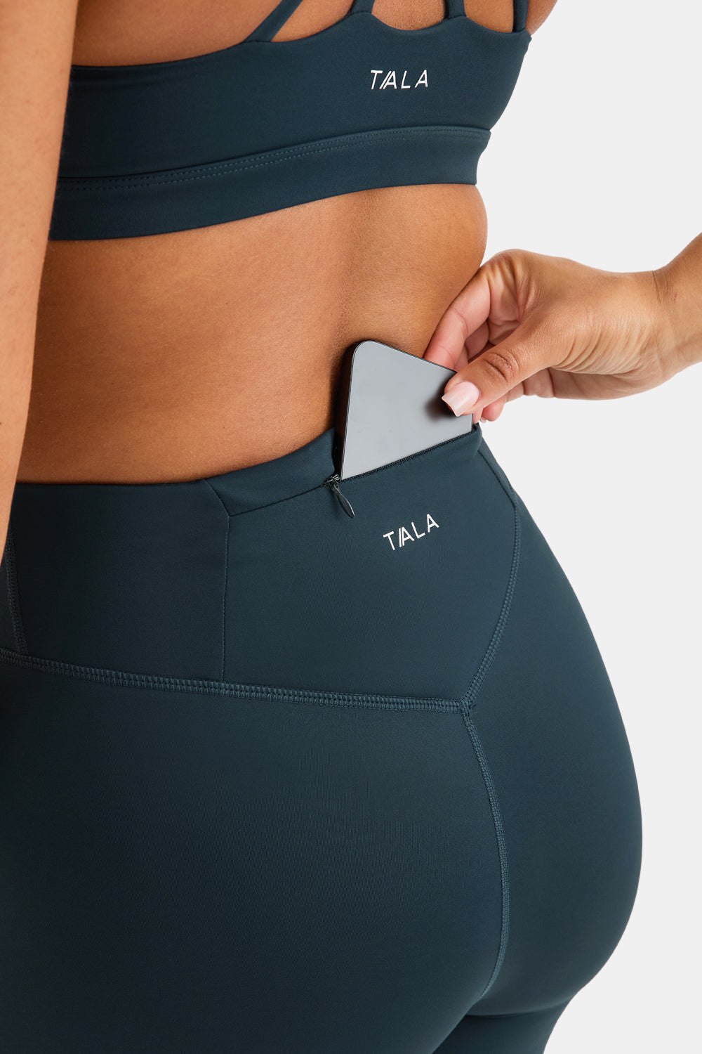 SkinLuxe High Waisted Legging - Rich Teal