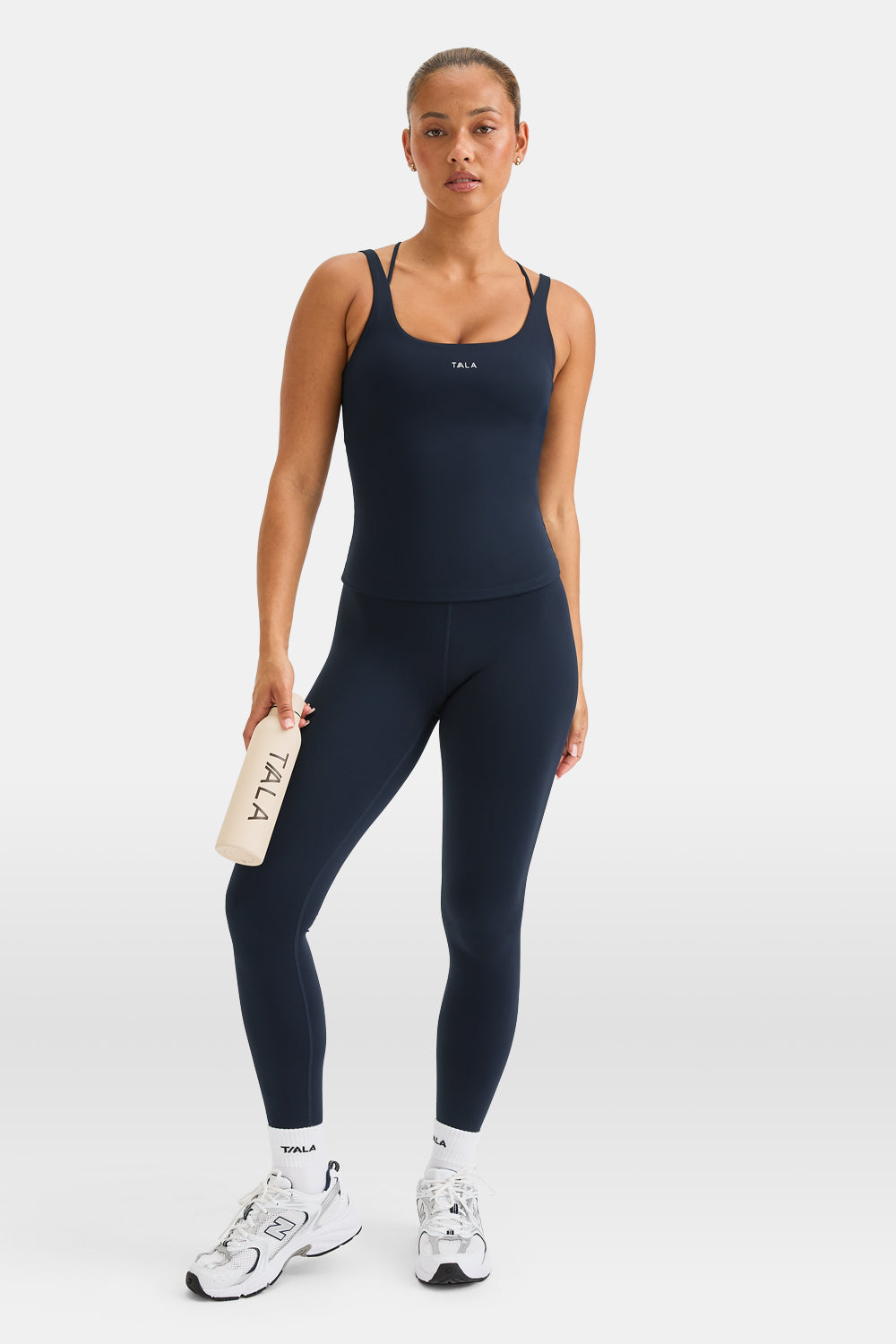 SkinLuxe Multi-Strap Sports Vest - Midnight Navy