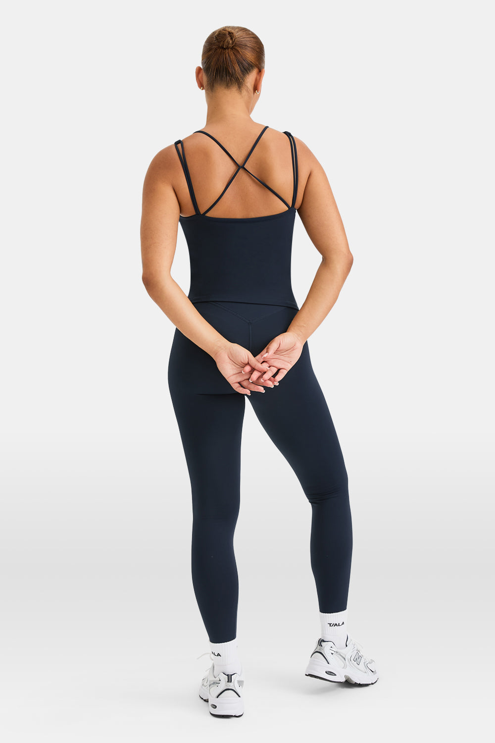 SkinLuxe Multi-Strap Sports Vest - Midnight Navy