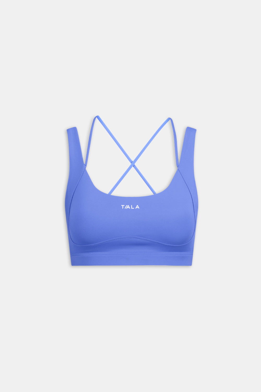 SkinLuxe Contour Scoop Back Sports Bra - Iris Blue