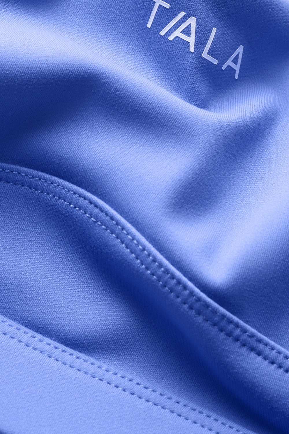 SkinLuxe Contour Scoop Back Sports Bra - Iris Blue