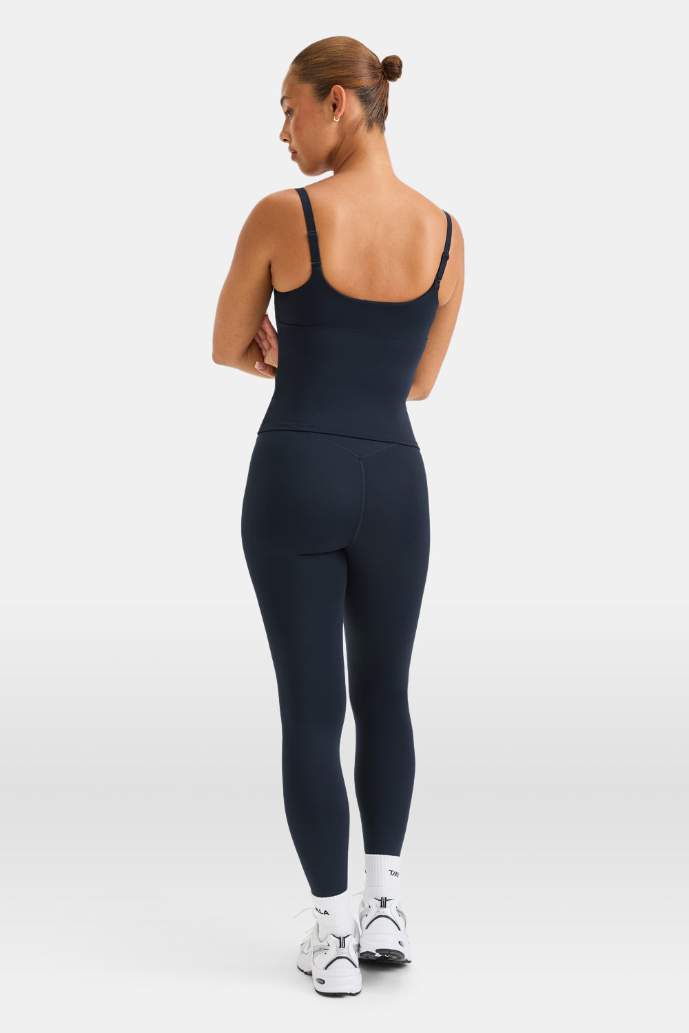 SkinLuxe Scoop Neck Full Length Vest - Midnight Navy