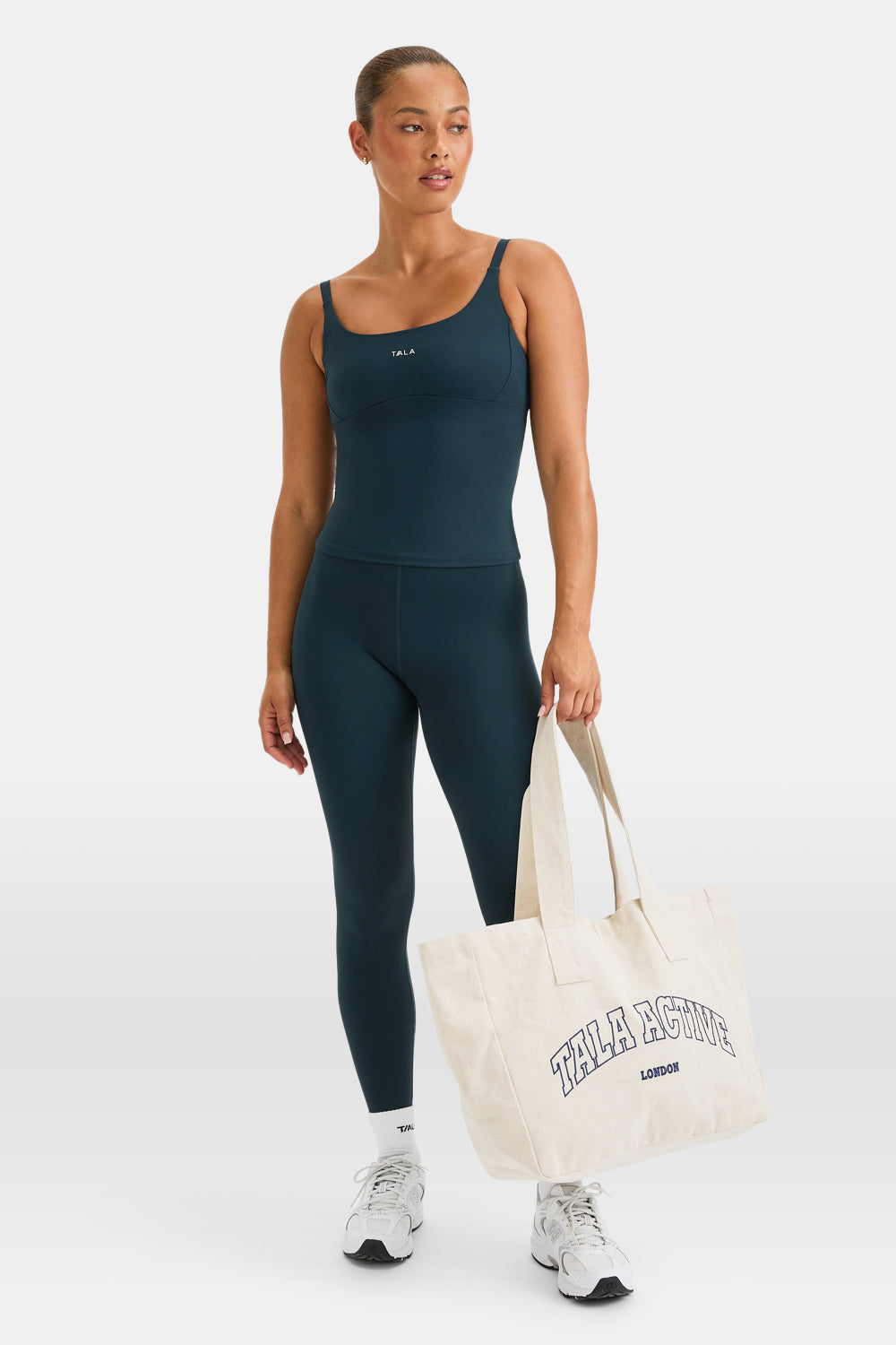 SkinLuxe Scoop Neck Full Length Vest - Rich Teal