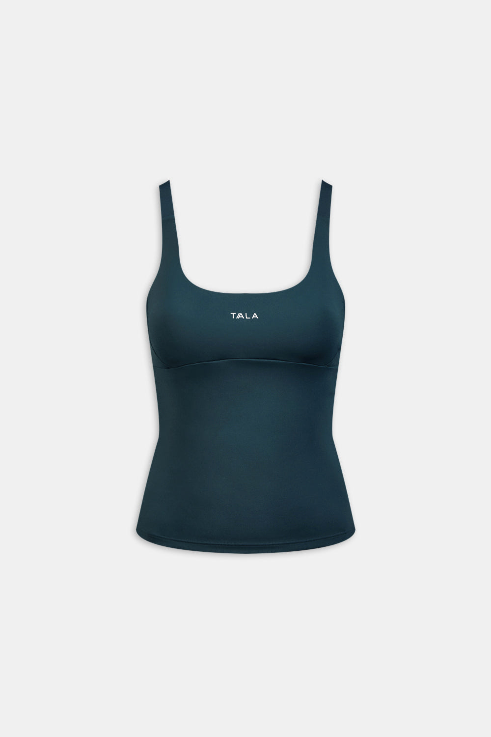 SkinLuxe Scoop Neck Full Length Vest - Rich Teal