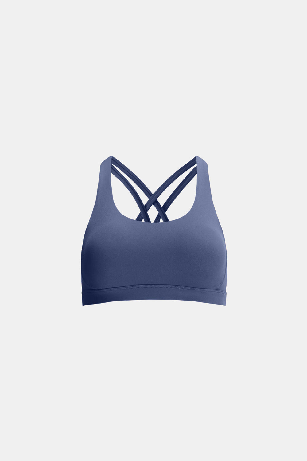 SkinLuxe Tank Sports Bra - Vintage Blue