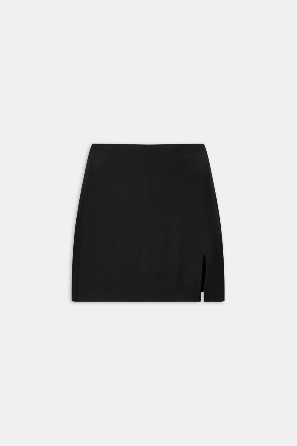 SkinLuxe Asymmetric Side Split Skort - Shadow Black