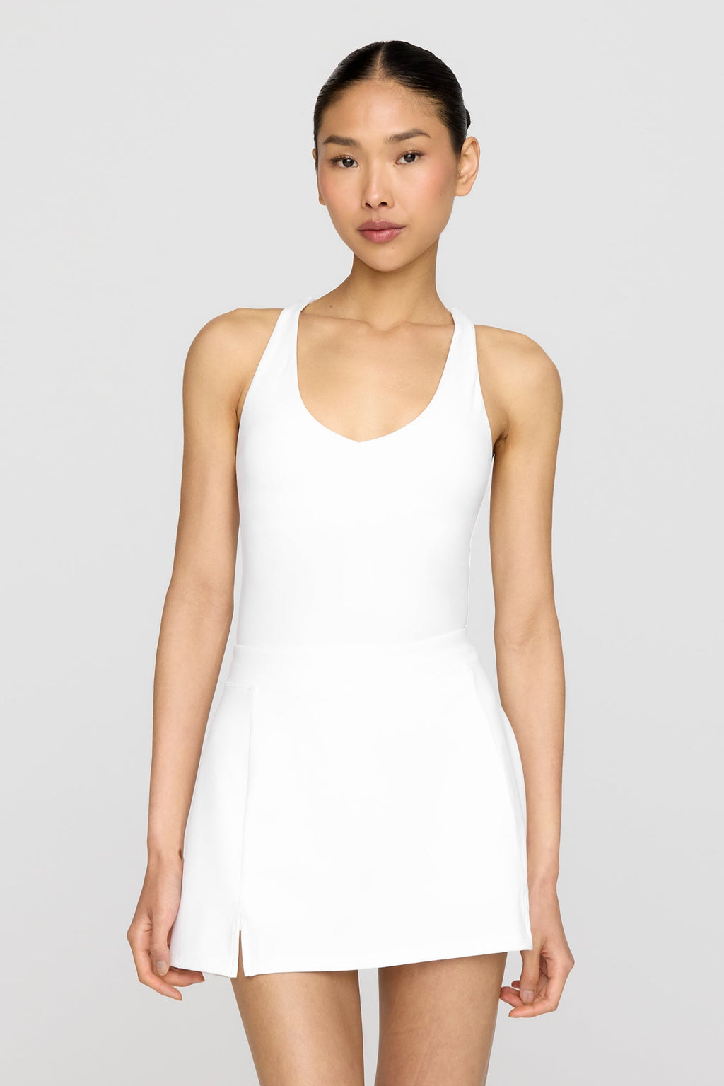 SkinLuxe Side Split Skort - Coconut Milk
