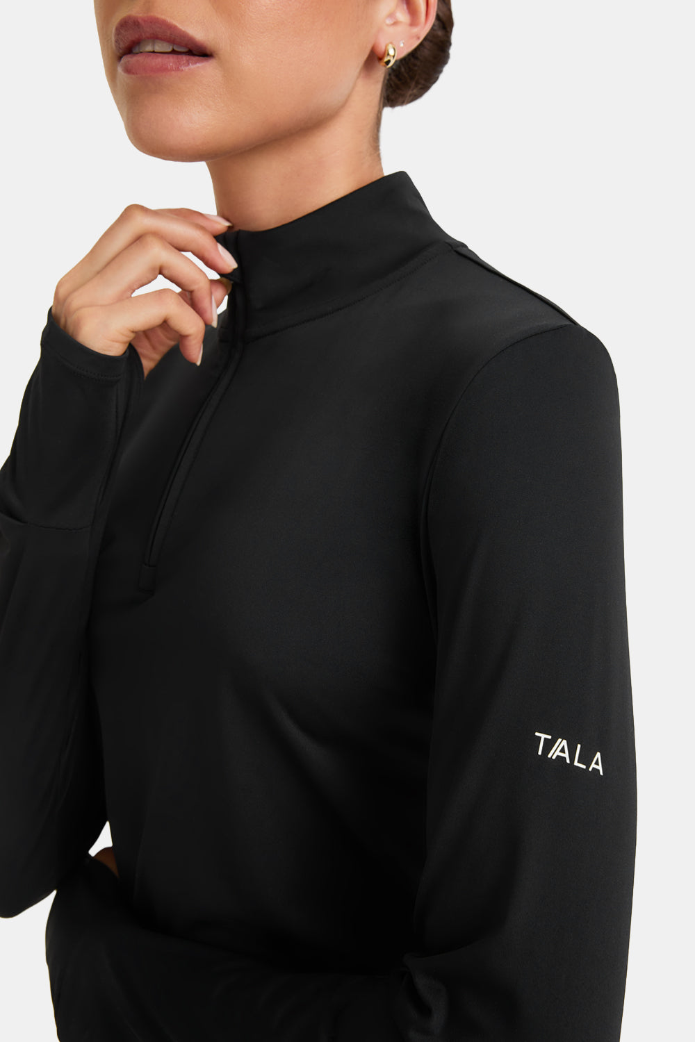 UltraLite Quarter Zip Jacket - Black