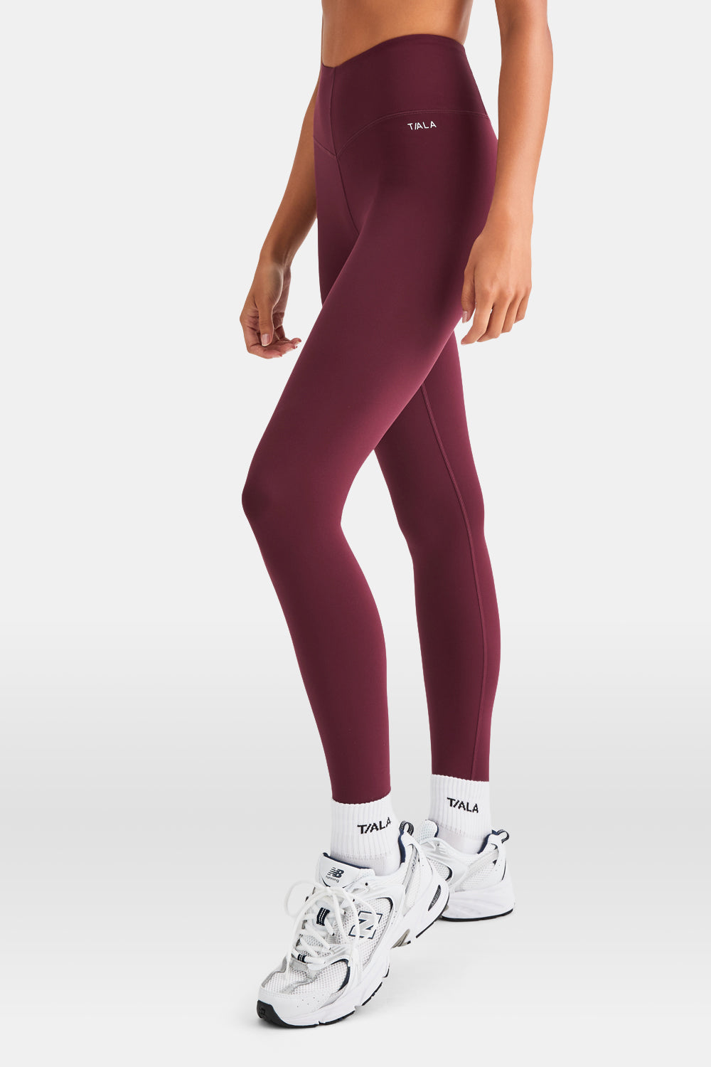 SkinLuxe V-Waist Legging - Burgundy