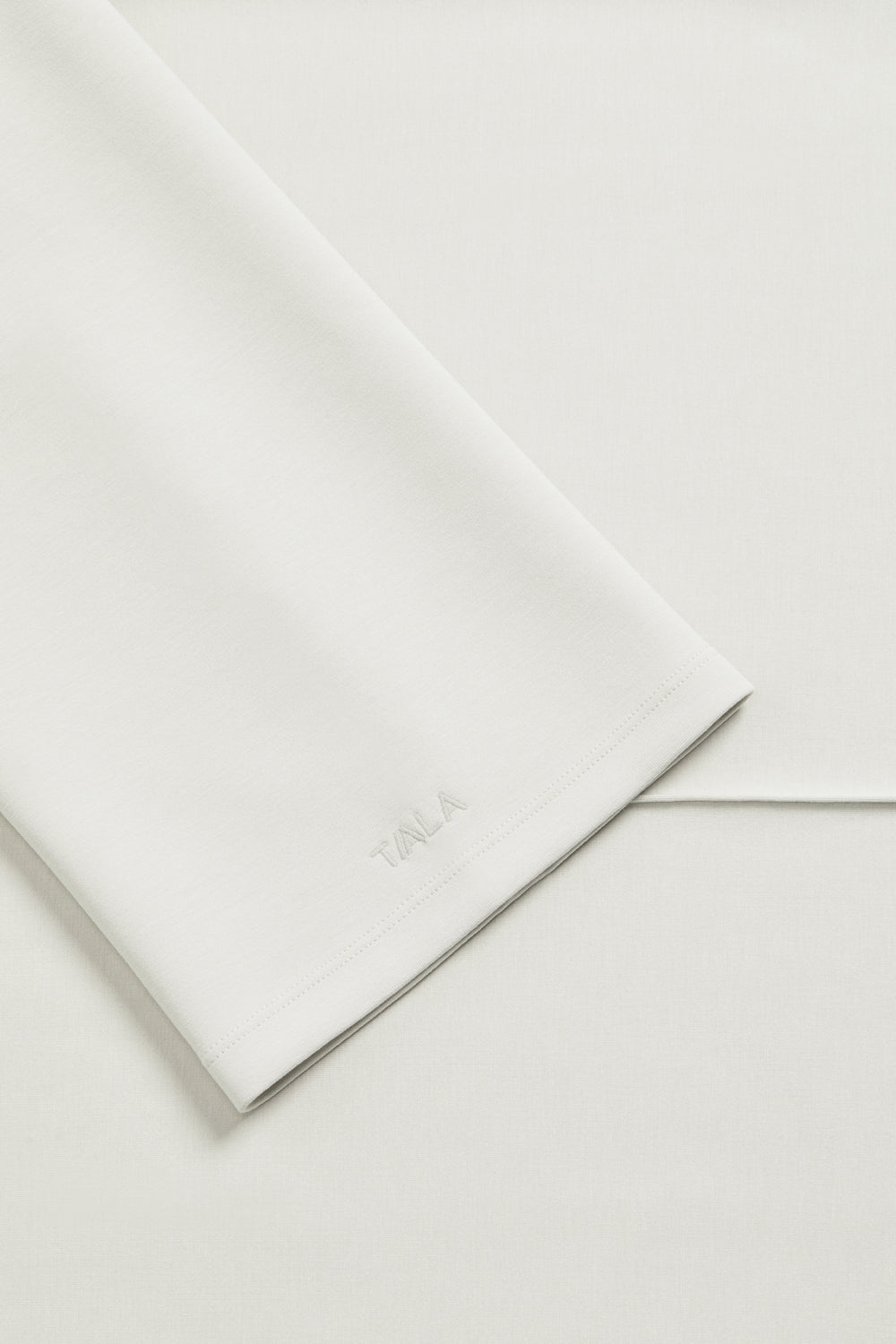 SoftSmart Funnel Neck Sweatshirt - Ecru