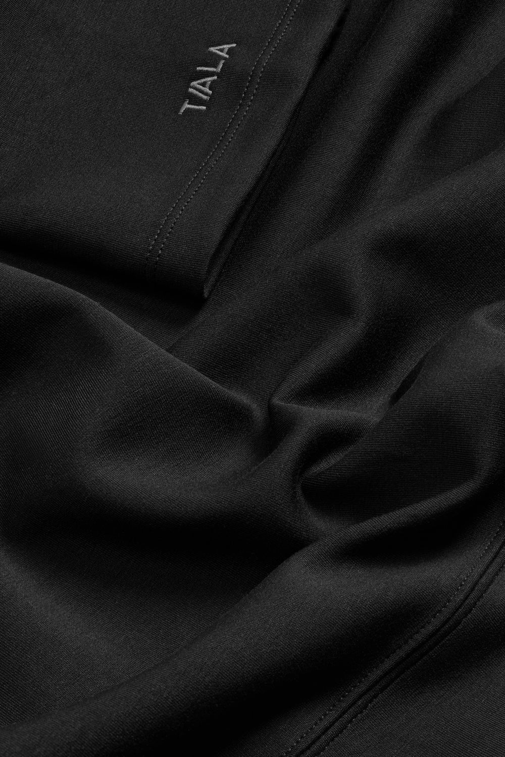 SoftSmart Flared Sleeve Hoodie - Black