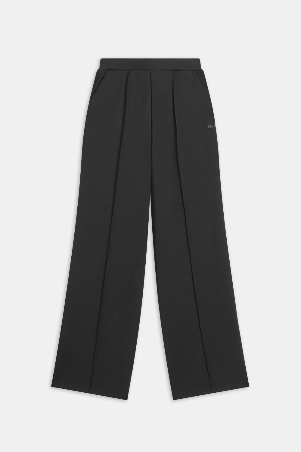 SoftSmart Wide Leg Jogger - Black