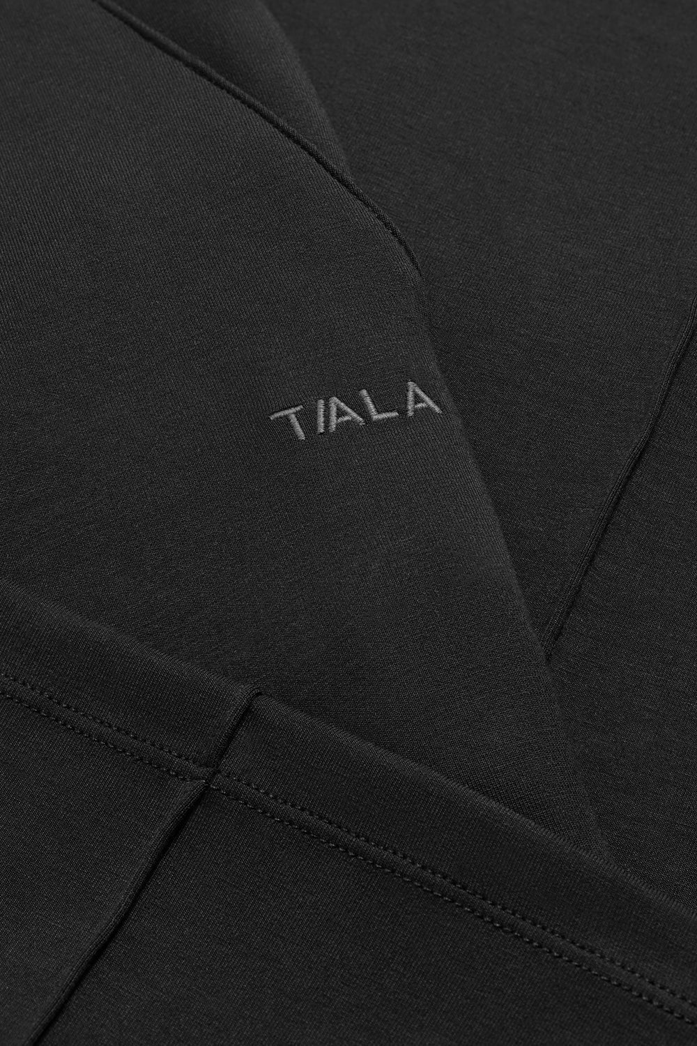 SoftSmart Wide Leg Jogger - Black