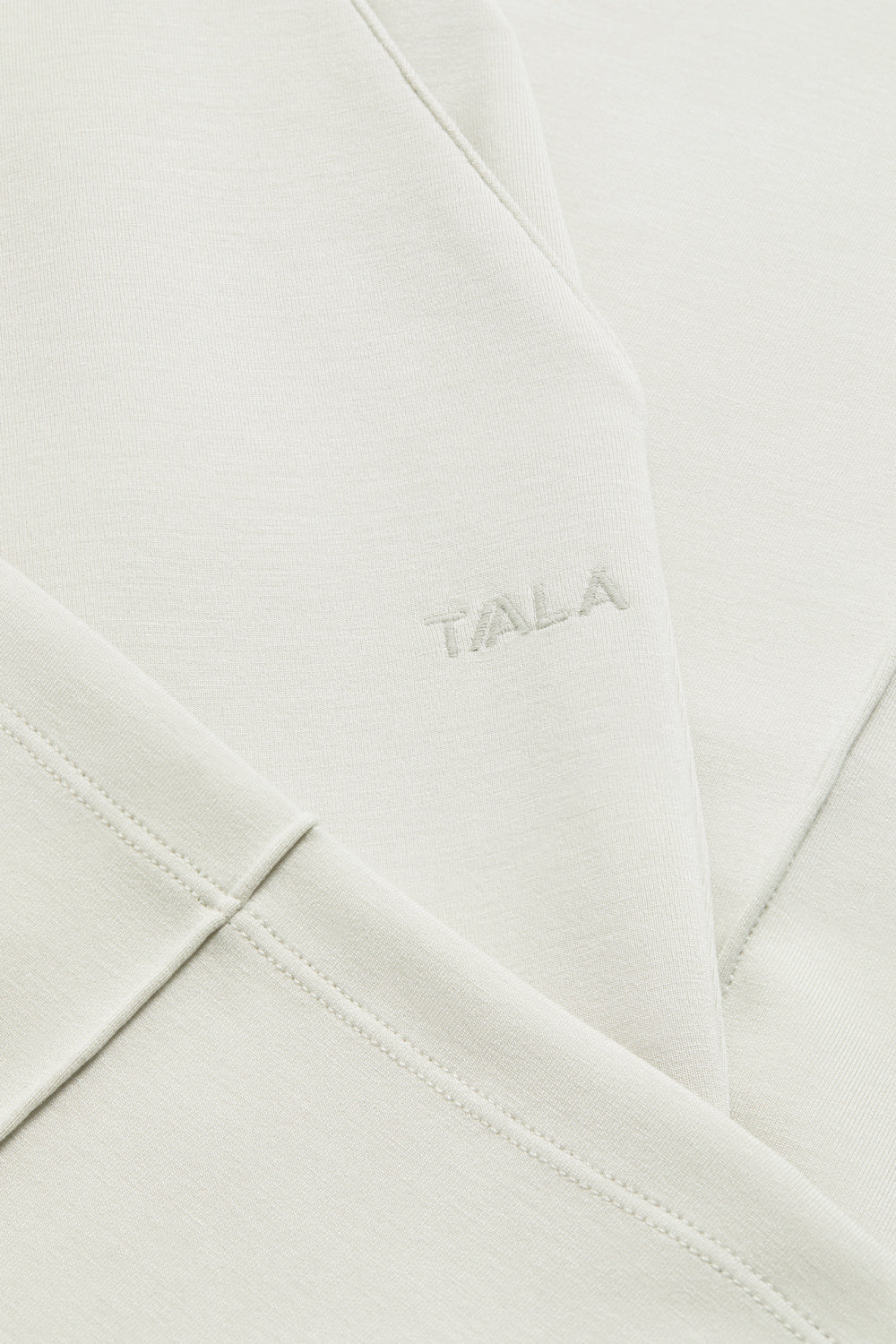 SoftSmart Wide Leg Jogger - Ecru