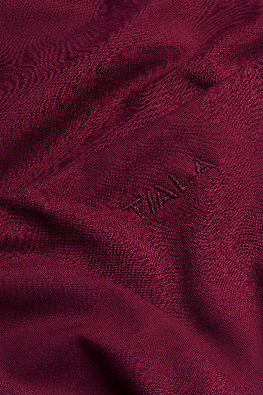 365 Boat Neck Long Sleeve Top - Port Red