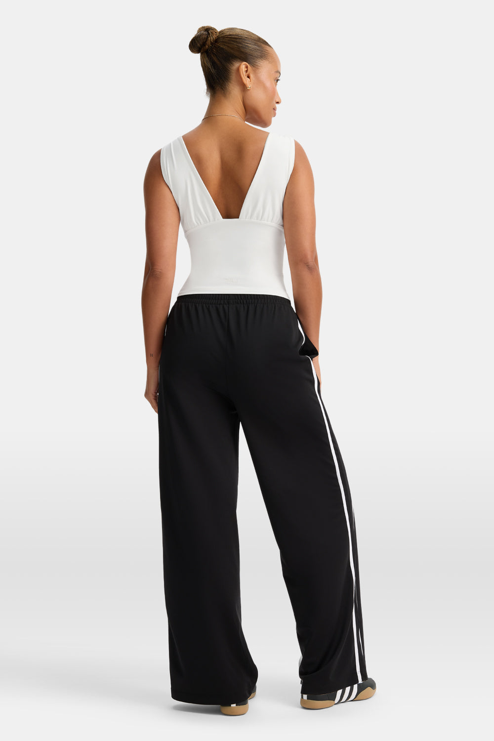 365 Plunge Neckline Top - Coconut Milk