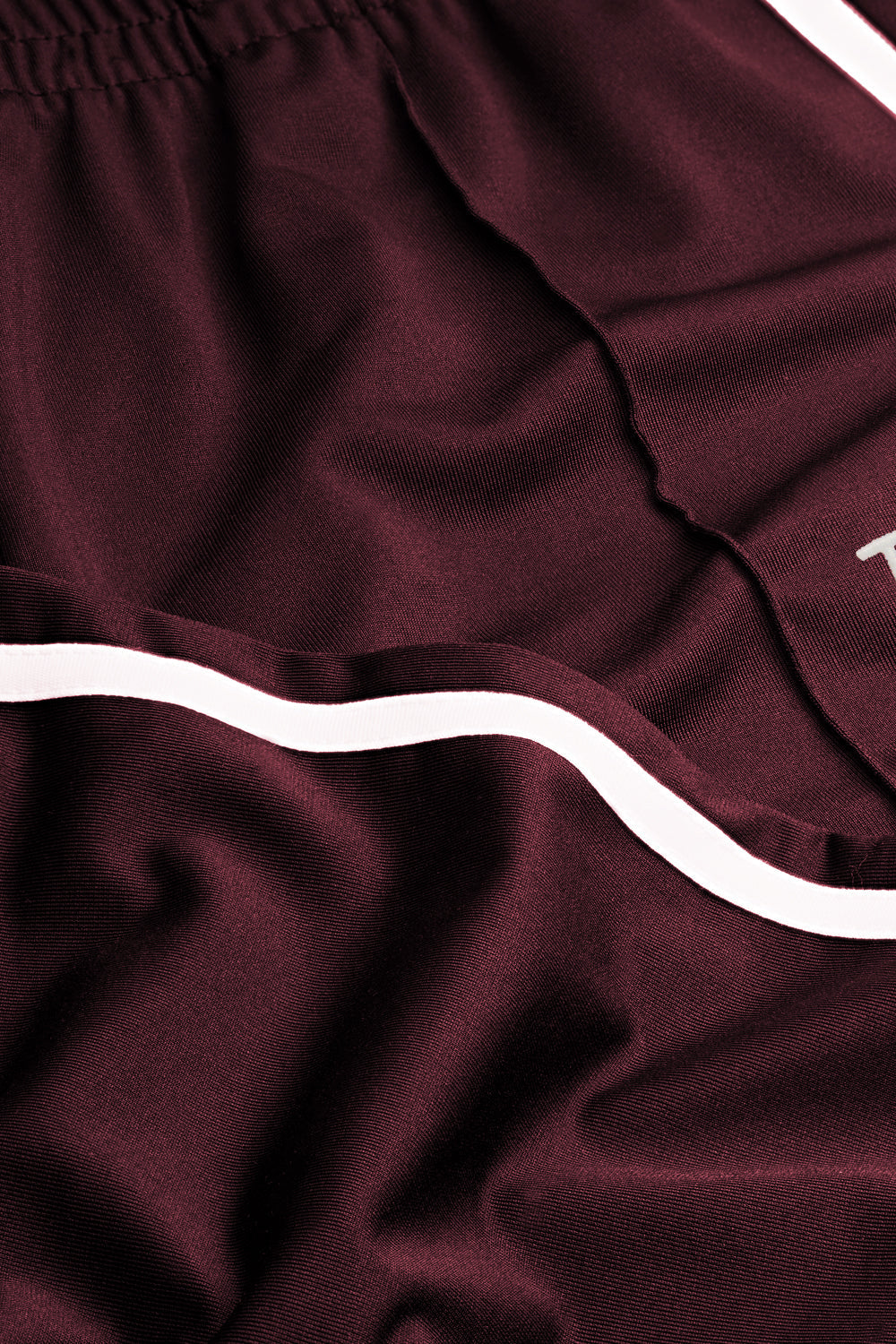 Contrast Stripe Jogger - Port Red