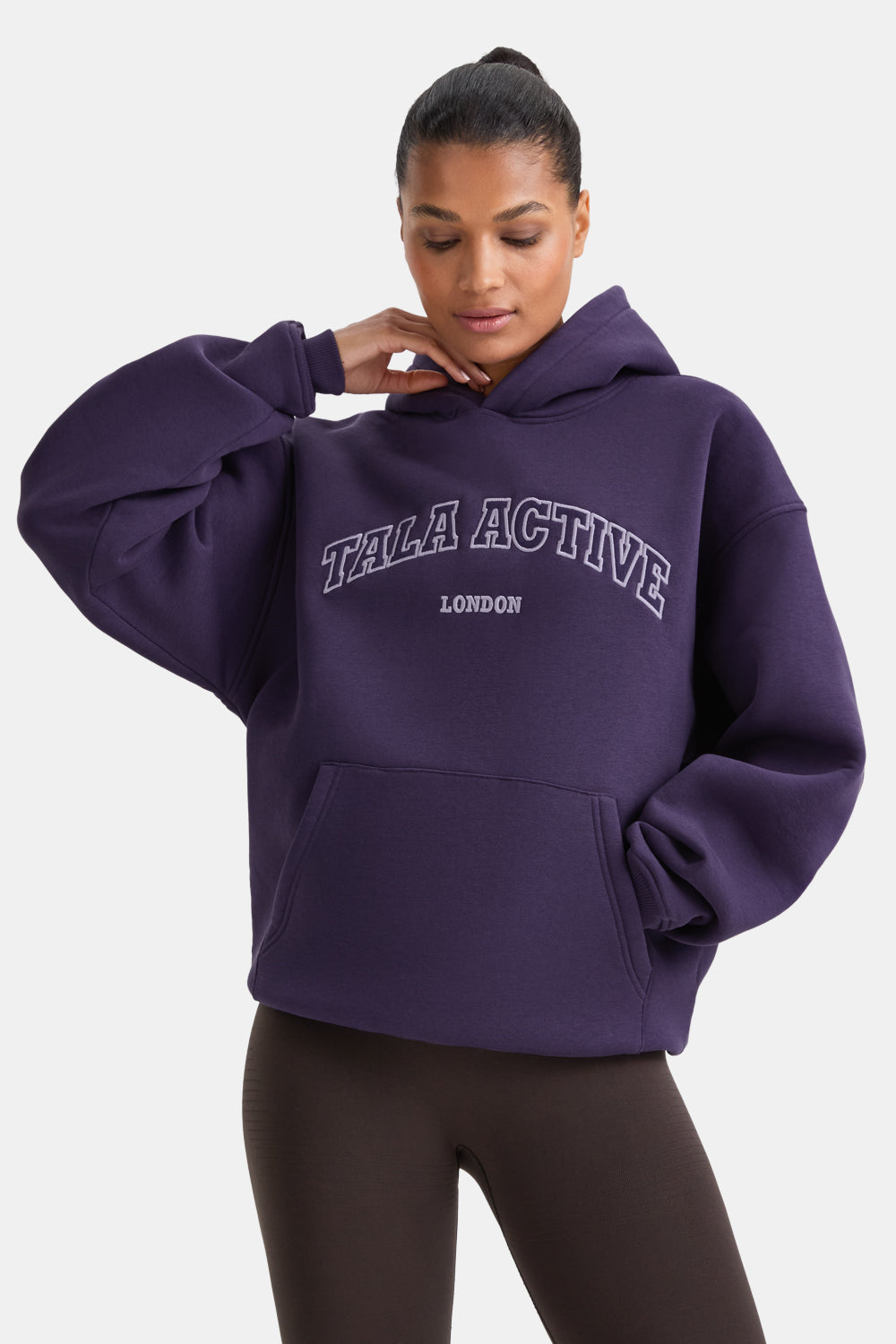 TALA Active Applique Hoodie - Vintage Dusk