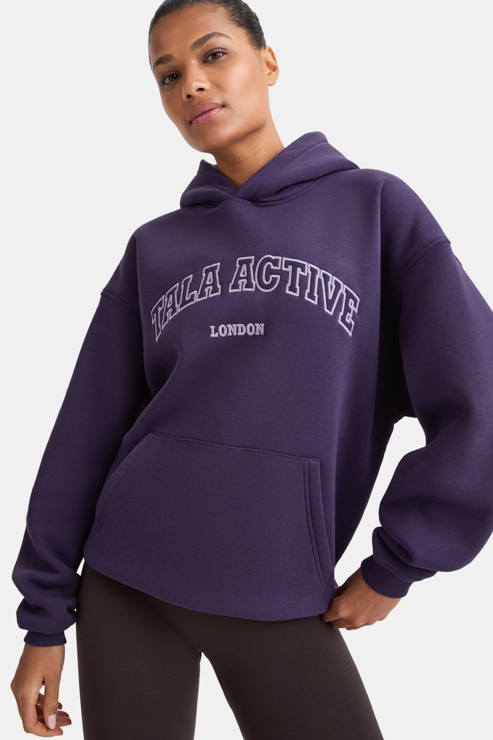 TALA Active Applique Hoodie - Vintage Dusk