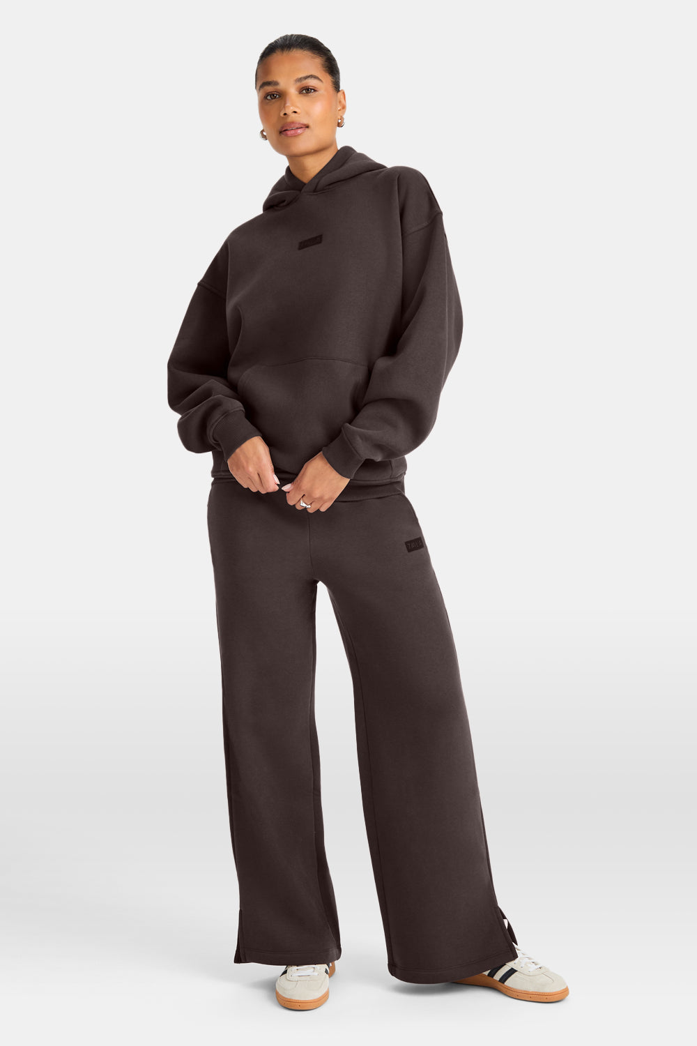 Outdoors Graphic Oversized Hoodie - Americano