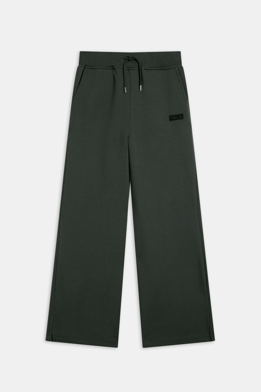 Wide Leg Jogger - Dark Moss