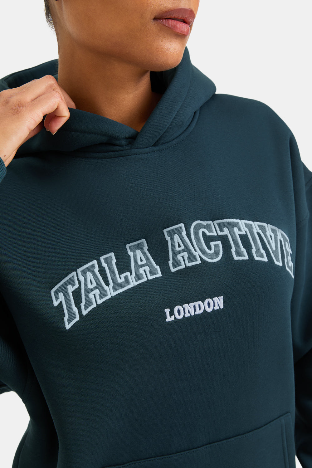 TALA Active Applique Hoodie - Teal