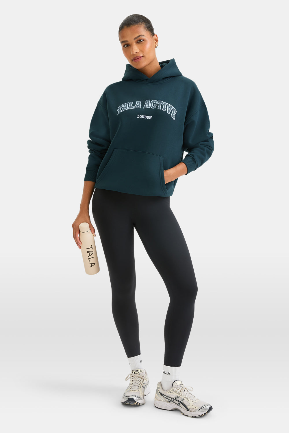 TALA Active Applique Hoodie - Teal