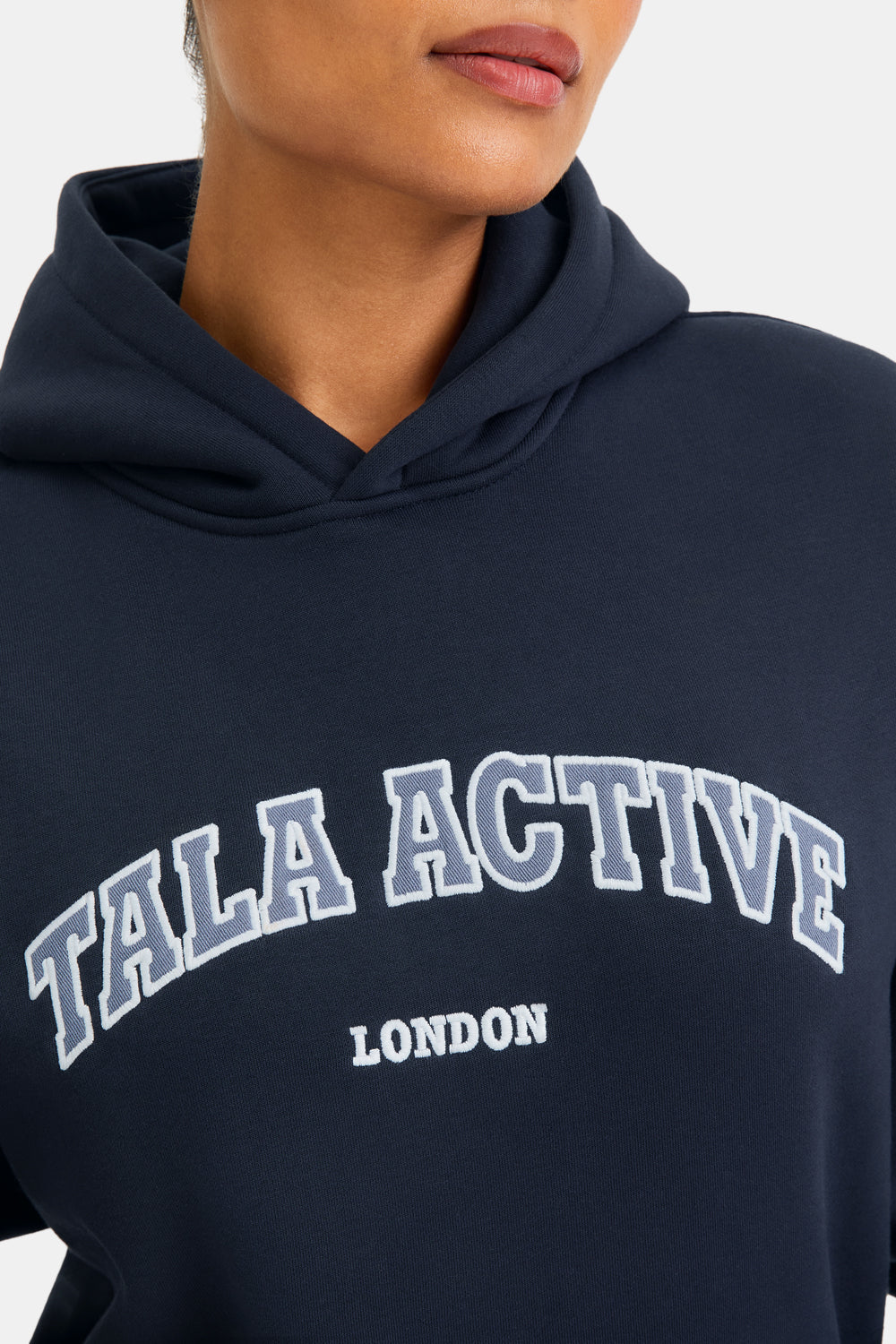 TALA Active Applique Hoodie - Midnight Navy