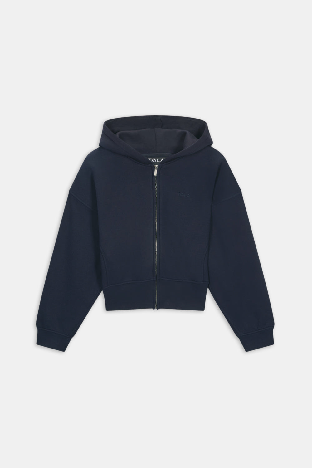 Cocoon Zip Through Hoodie - Midnight Navy