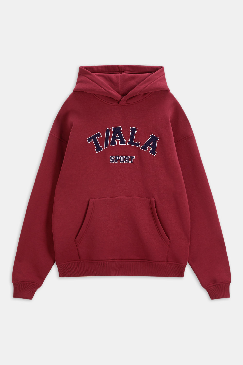 Oversized Club Hoodie - Vintage Red