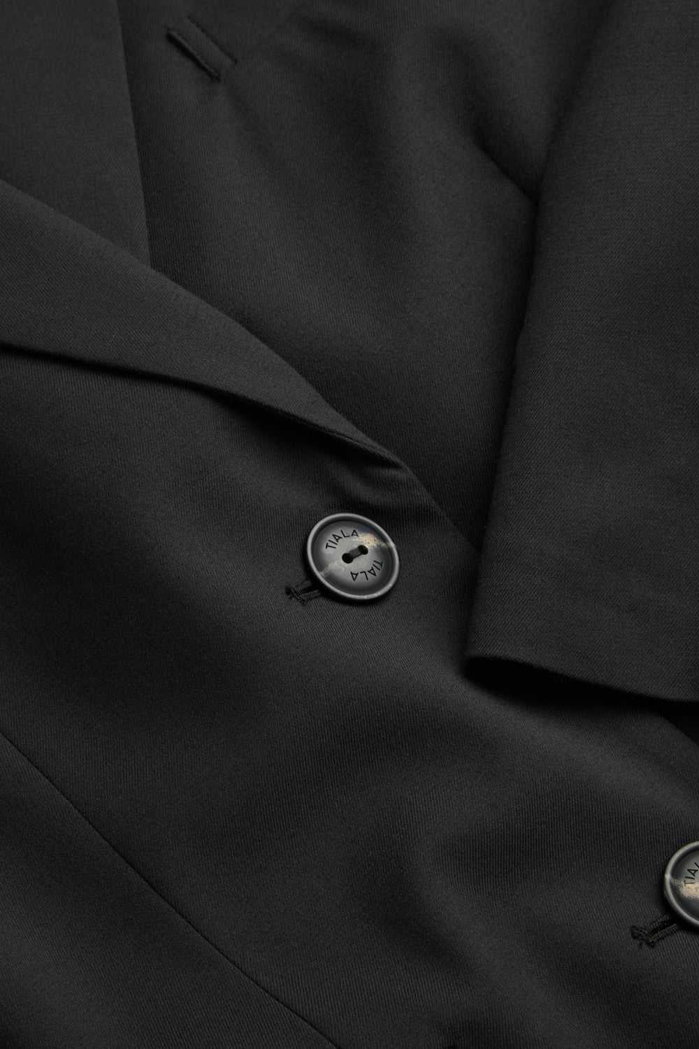 Longline Blazer Coat - Black