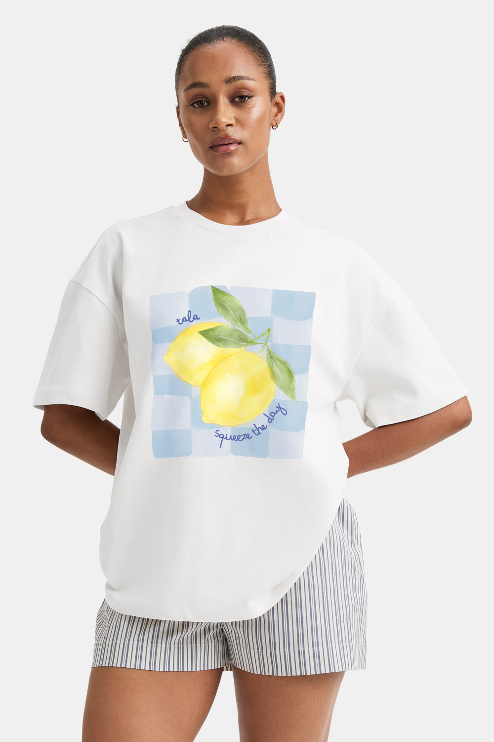 Lemon Graphic Tee - Ivory