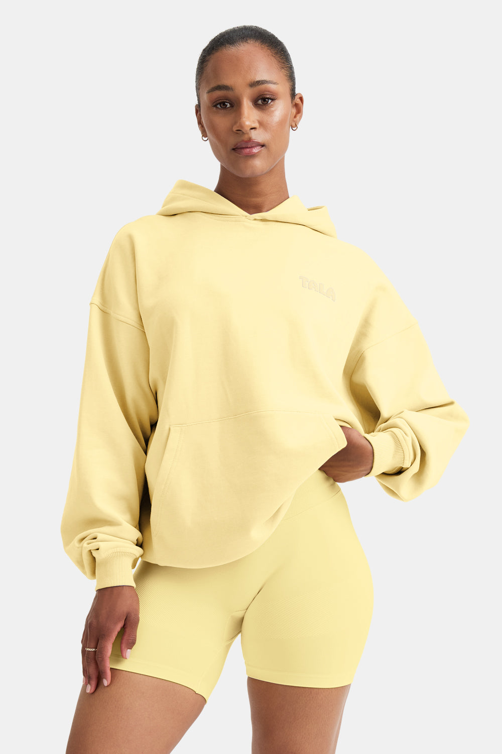 TALA Le Soleil Oversized Hoodie - Butter Yellow
