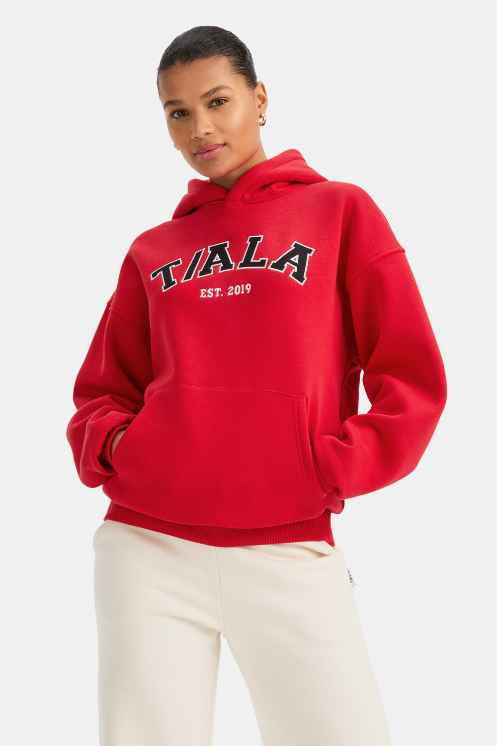 Oversized Club Hoodie - Chilli Red