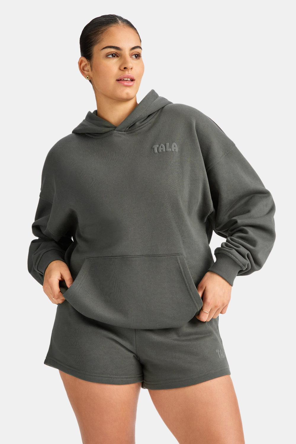 TALA Le Soleil Oversized Hoodie  - Dark Olive