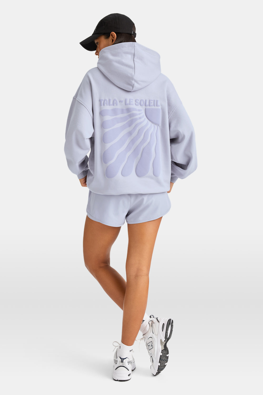 TALA Le Soleil Oversized Hoodie - Lilac