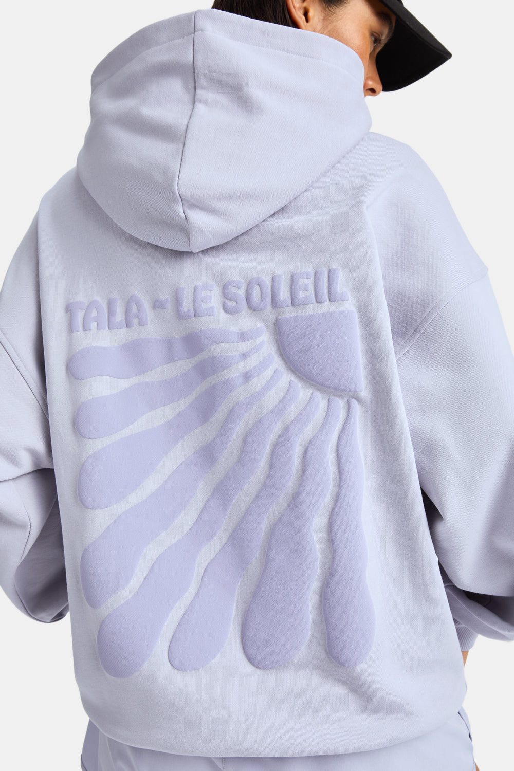 TALA Le Soleil Oversized Hoodie - Lilac