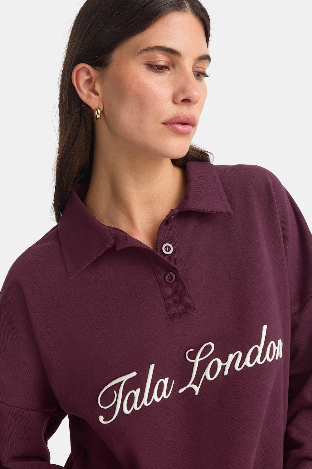 Rugby Polo Sweatshirt - Fig