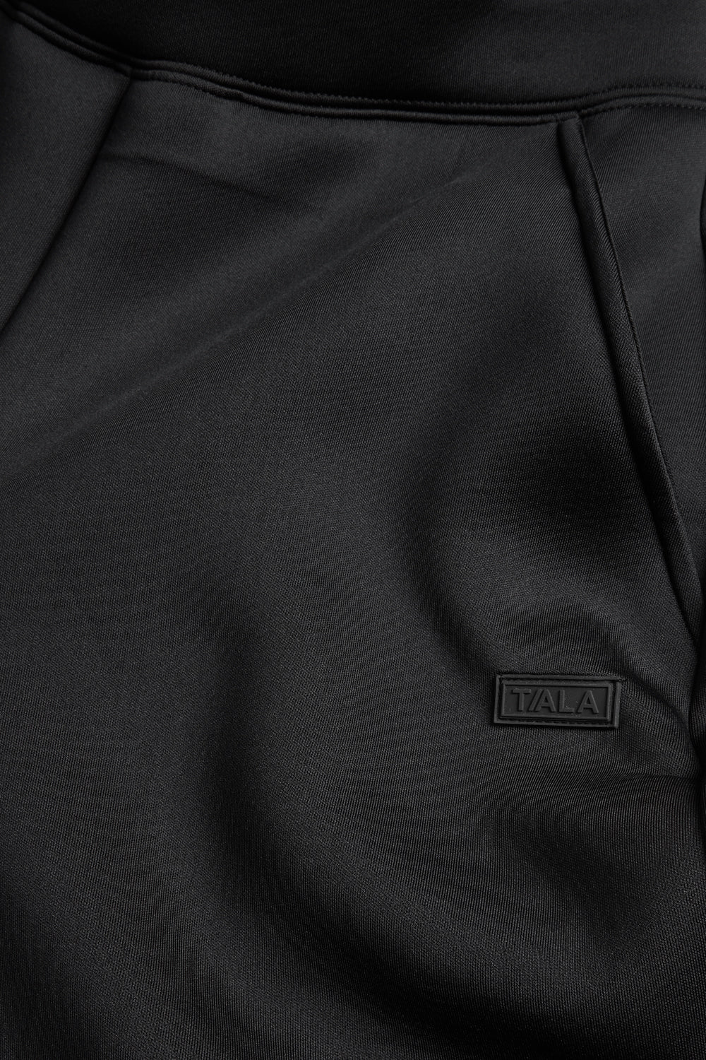 Spacer Wide Leg Jogger - Black