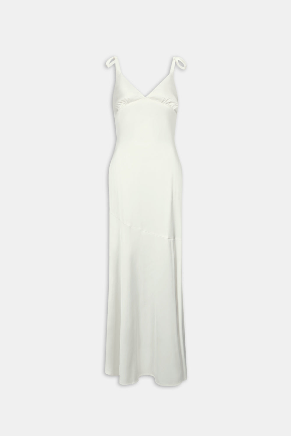 Silky Maxi Dress - Diamond White