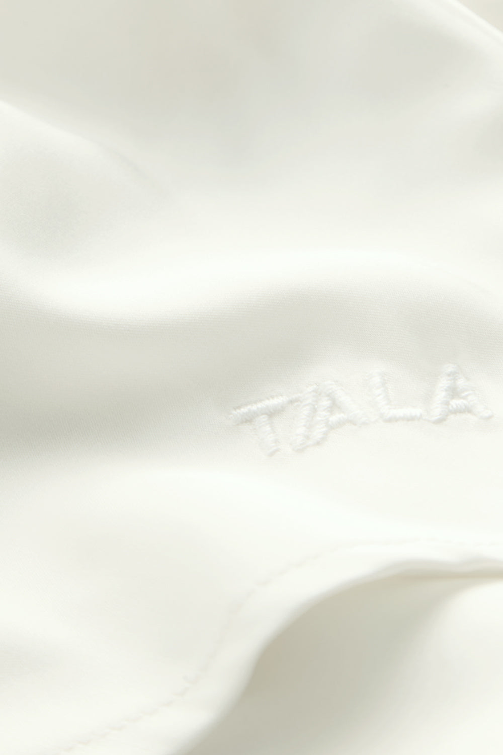 Silky Cowl Neck Top - Diamond White