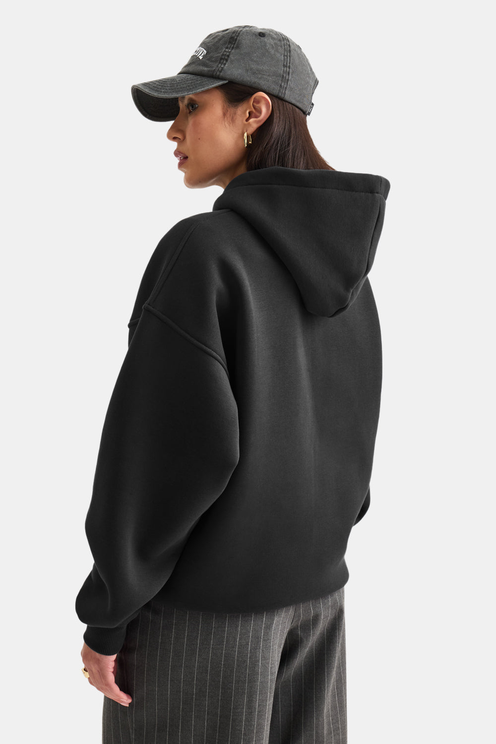 TALA Active Applique Hoodie - Vintage Black