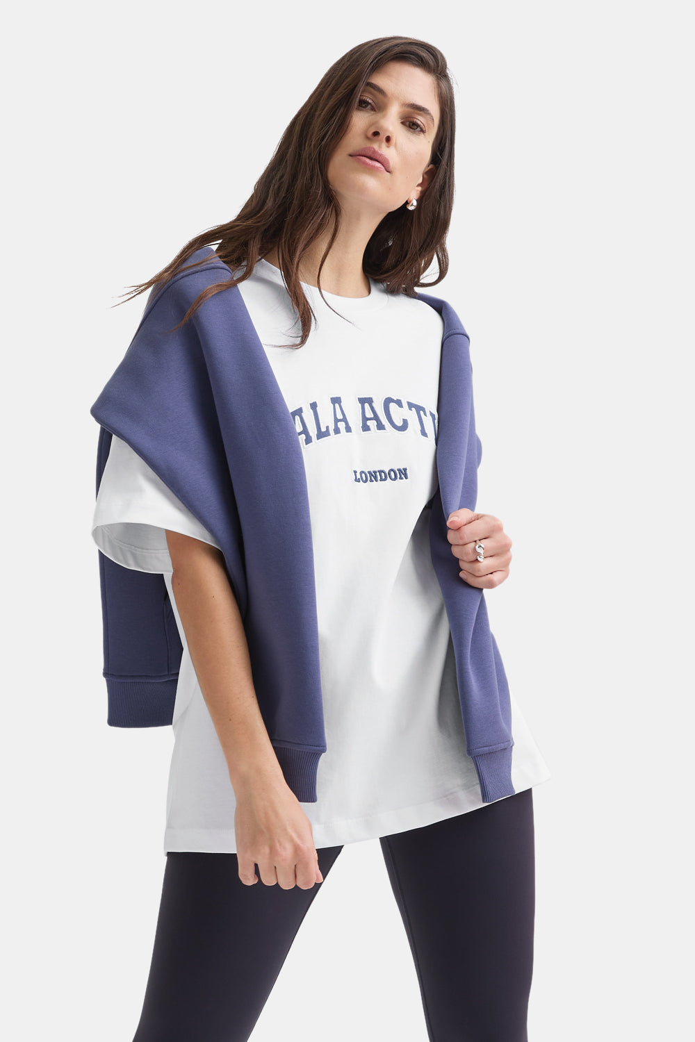 TALA Active Applique Tee - White