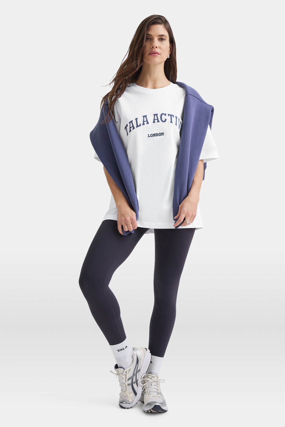 TALA Active Applique Tee - White
