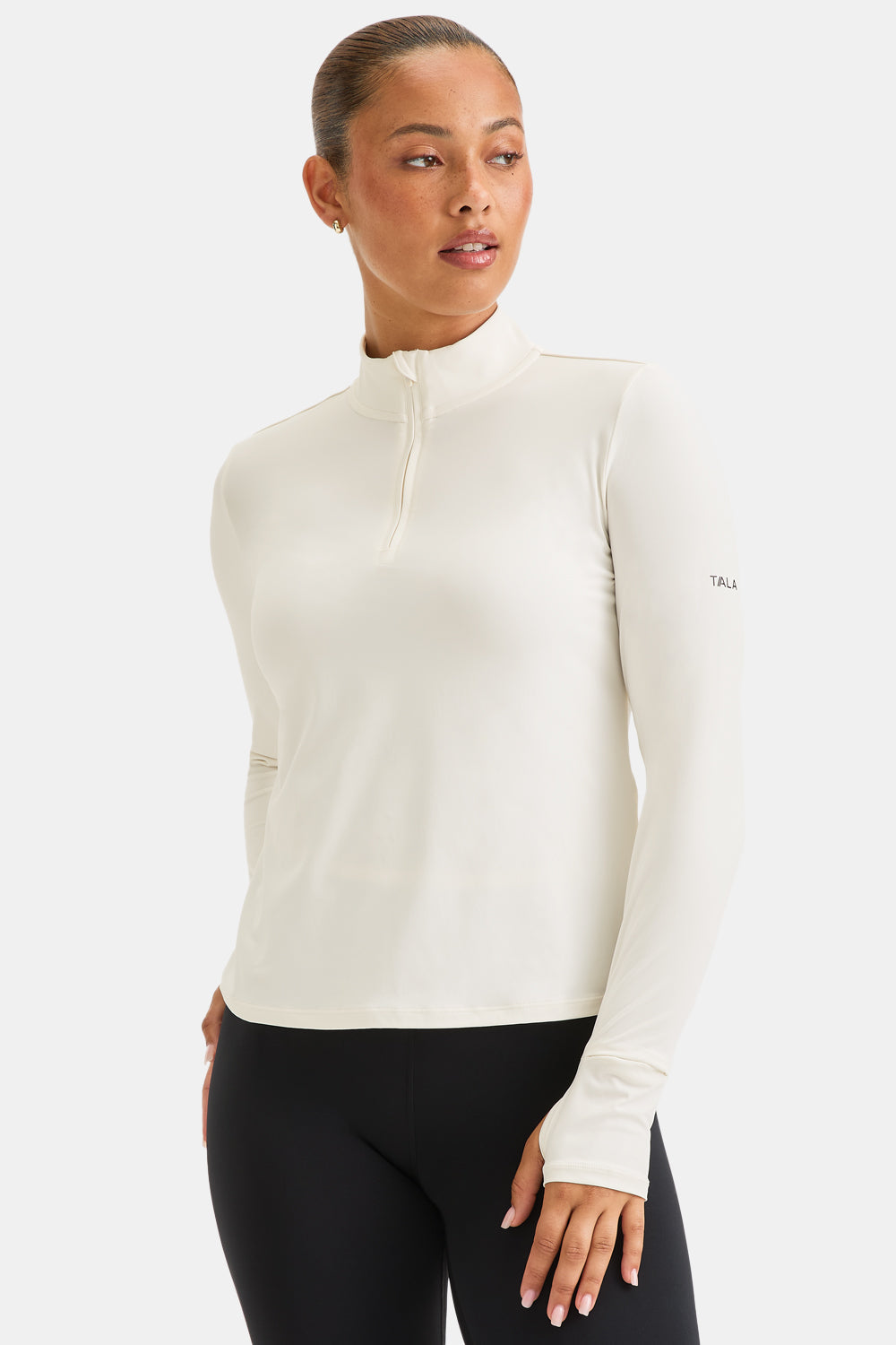 UltraLite Quarter Zip Jacket - Ivory