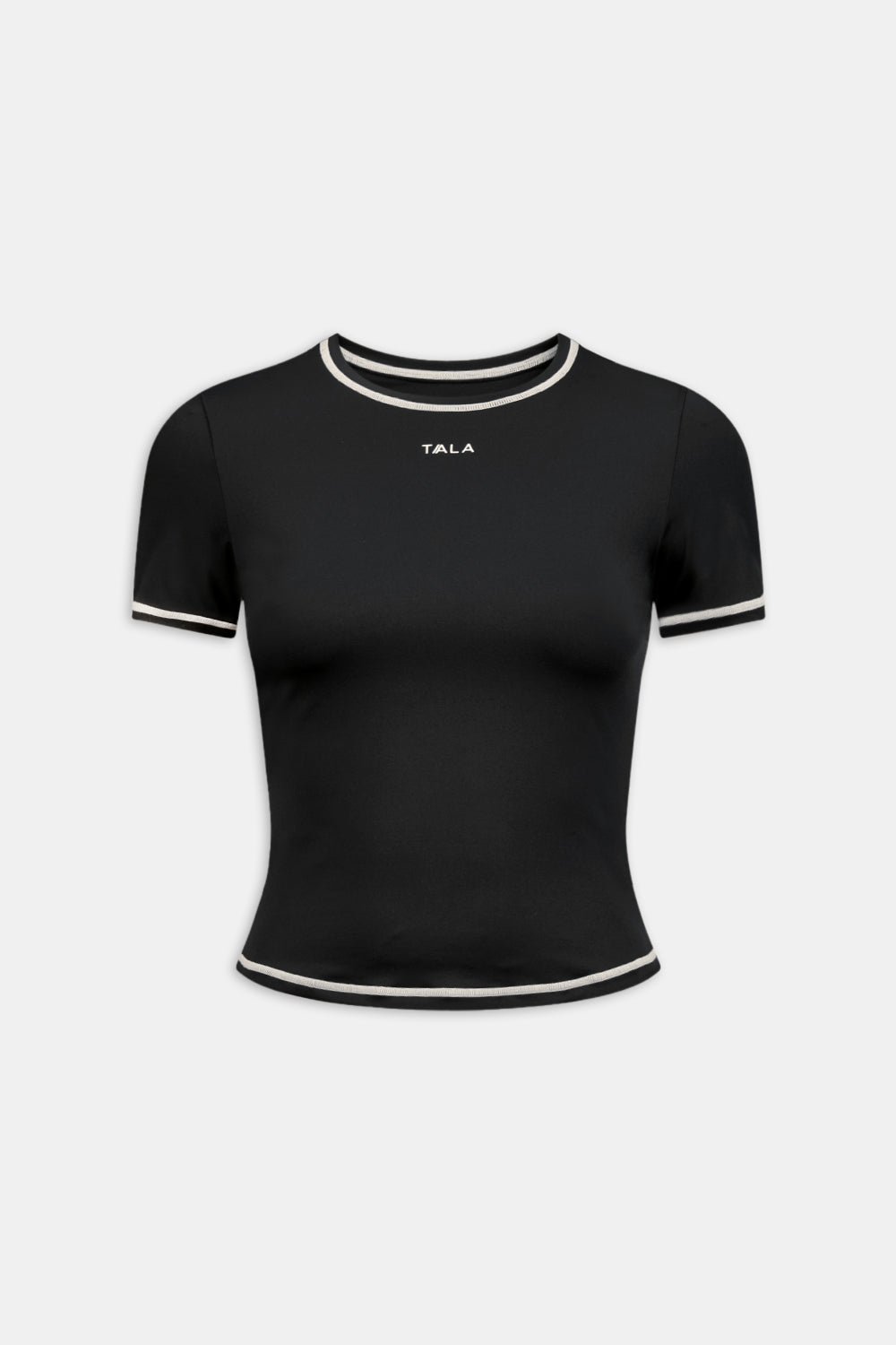 UltraLite Contrast Stitch Active T-Shirt - Black