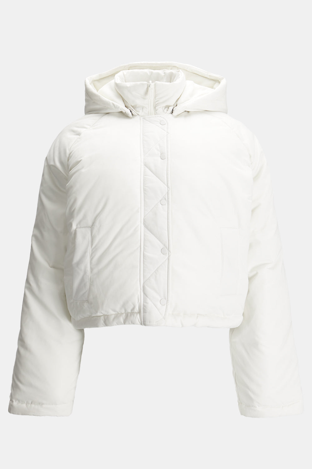 Cocoon T Logo Reversible Puffer Jacket - Coconut Milk